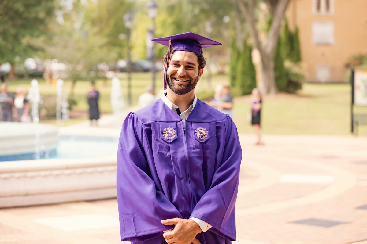 photograph of graduate in regalia