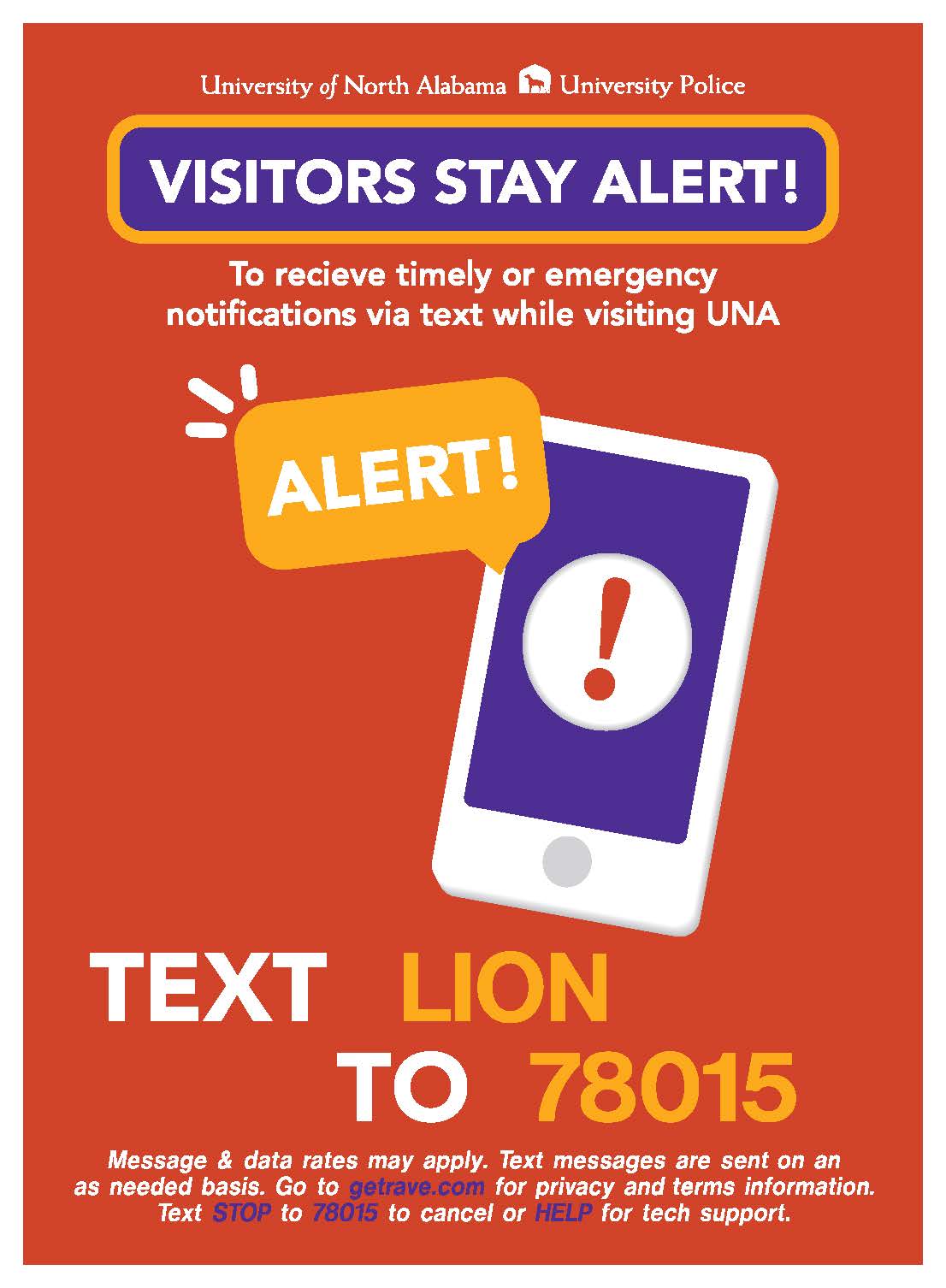 Lion Alert Visitor Flyer