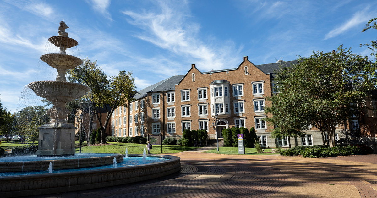 Keller Hall, the home to UNA's College of Business and Technology.